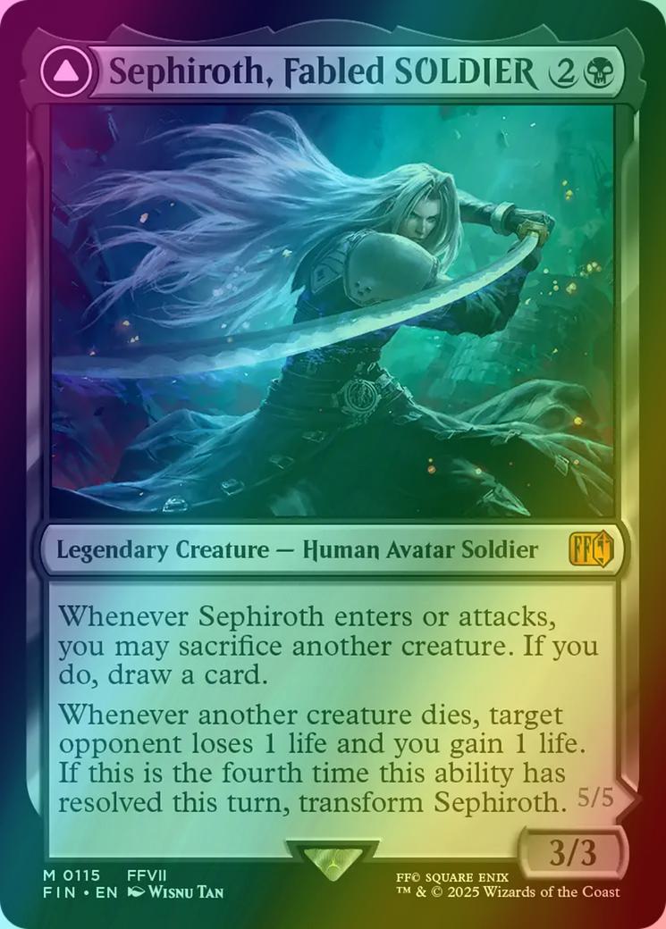 MTG Sephiroth, Erede Del Pianeta – Carta Foil Final Fantasy 553 (Near Mint)