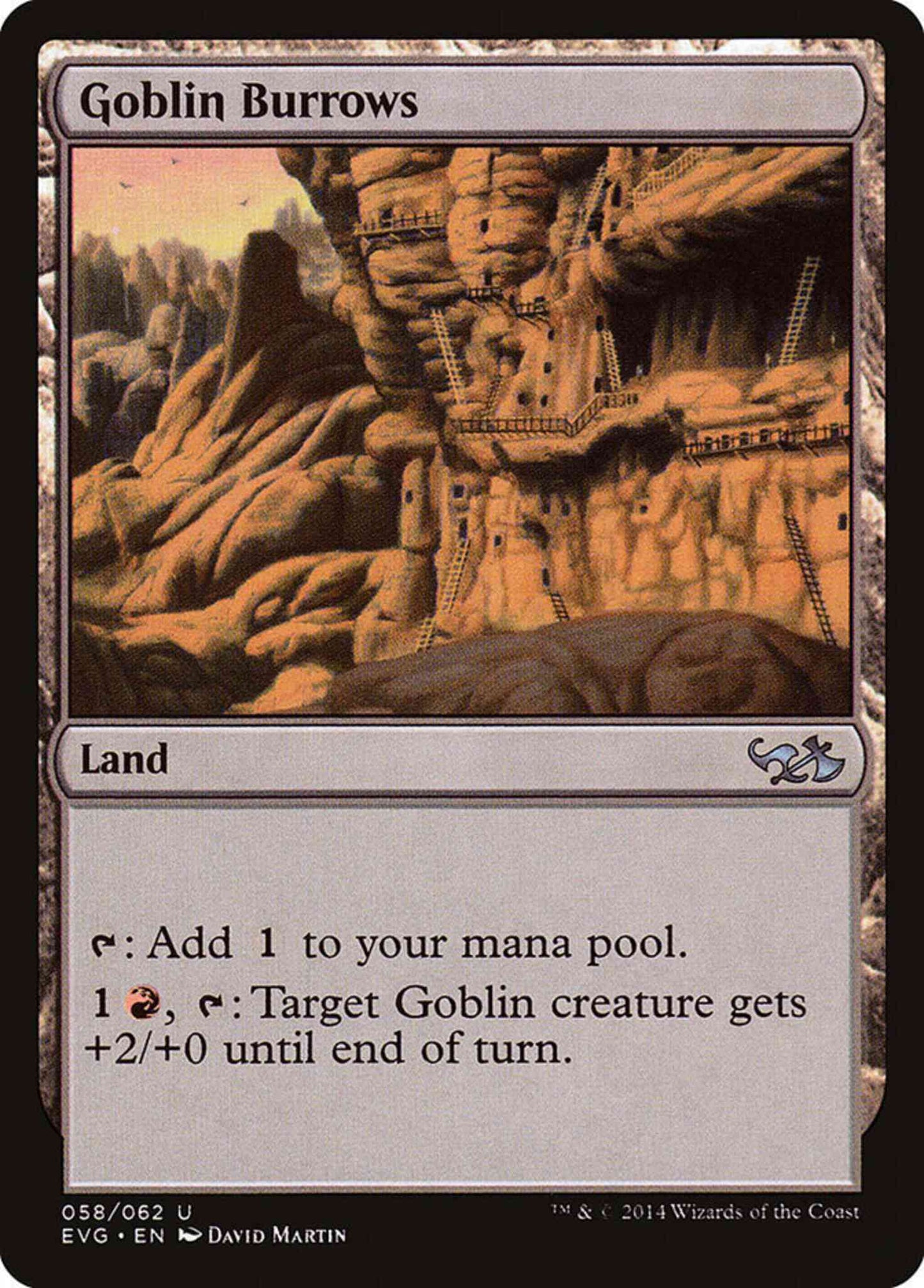 Goblin Burrows [58] [Duel Decks Anthology: Elves vs. Goblins] [Non-Foil]