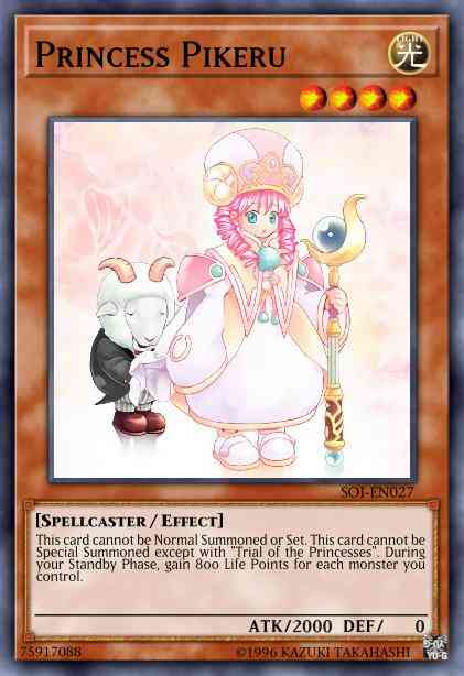 Princess Pikeru - SOI-EN027 - Rare - 1st Edition