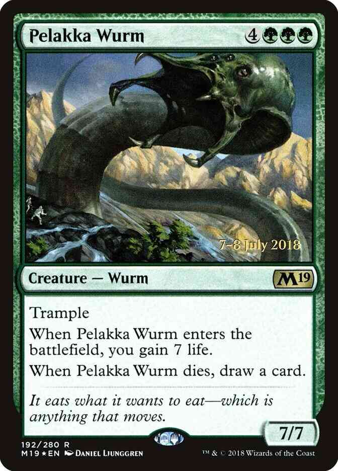 Pelakka Wurm [192s] [Core Set 2019 Promos] [Foil]