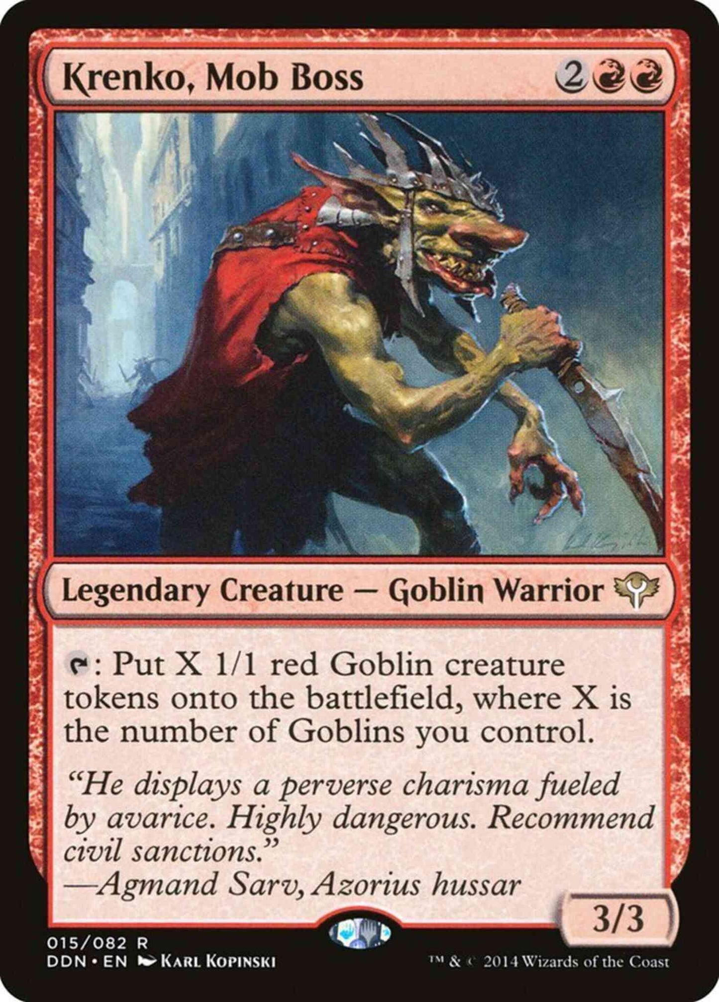 Krenko, Mob Boss [15] [Duel Decks Speed vs Cunning] [Non-Foil]