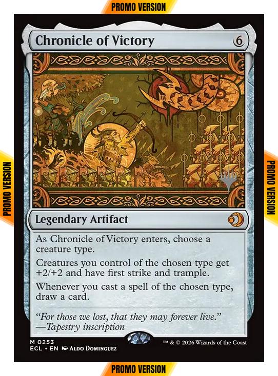 Chronicle of Victory [253p] [Promo Pack] [Lorwyn Eclipsed: Promos] [Non-Foil]