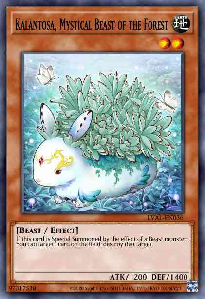 Kalantosa, Mystical Beast of the Forest - BLAR-EN067 - Ultra Rare - 1st Edition