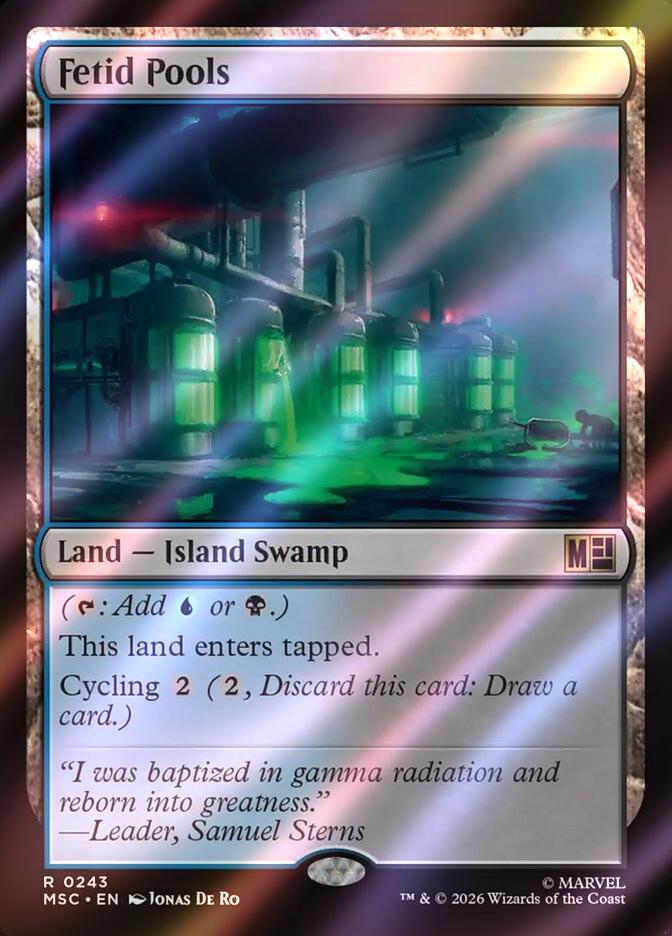 Fetid Pools [243] [Marvel Super Heroes: Commander] [Surge Foil]