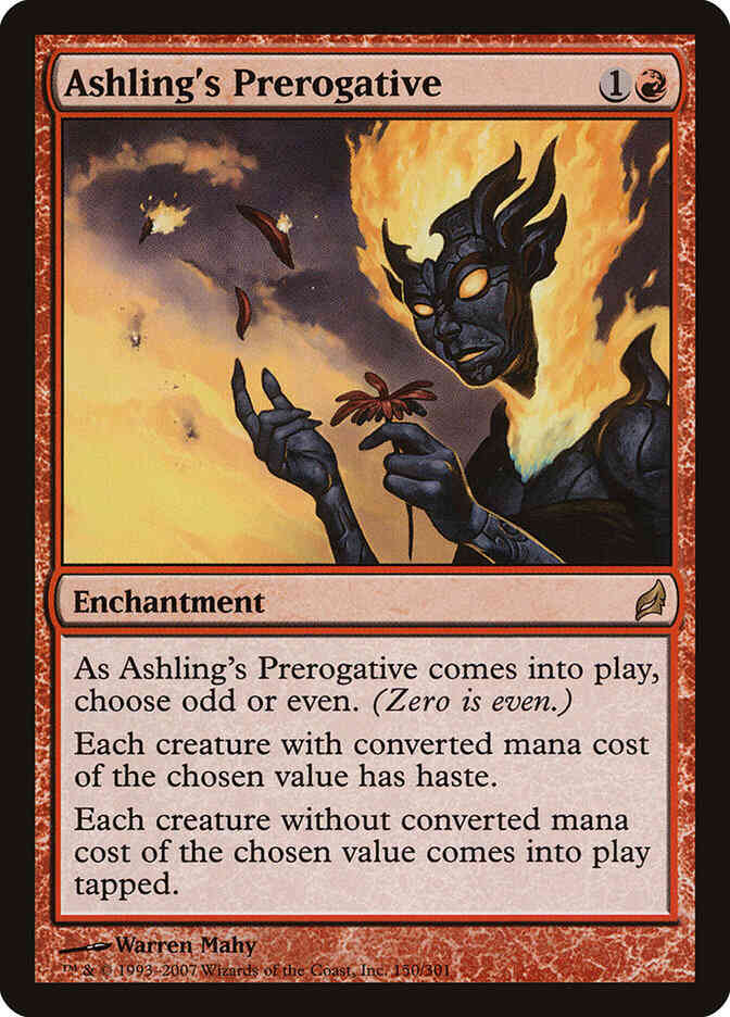 Ashling's Prerogative [150] [Lorwyn] [Non-Foil]