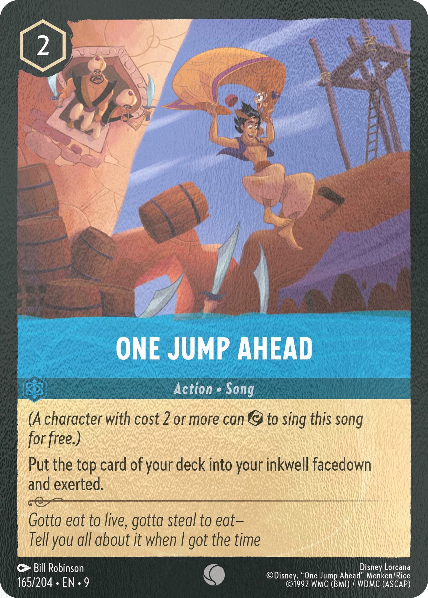 One Jump Ahead - 165/204 [Fabled] [Cold Foil]