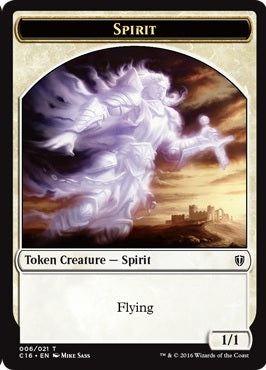 Spirit Token (01) // Spirit Token (06) [Commander 2016 Tokens] [Non-Foil]