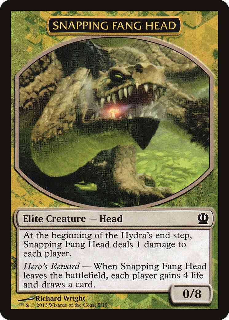 Snapping Fang Head Token [05] [Face the Hydra] [Non-Foil]