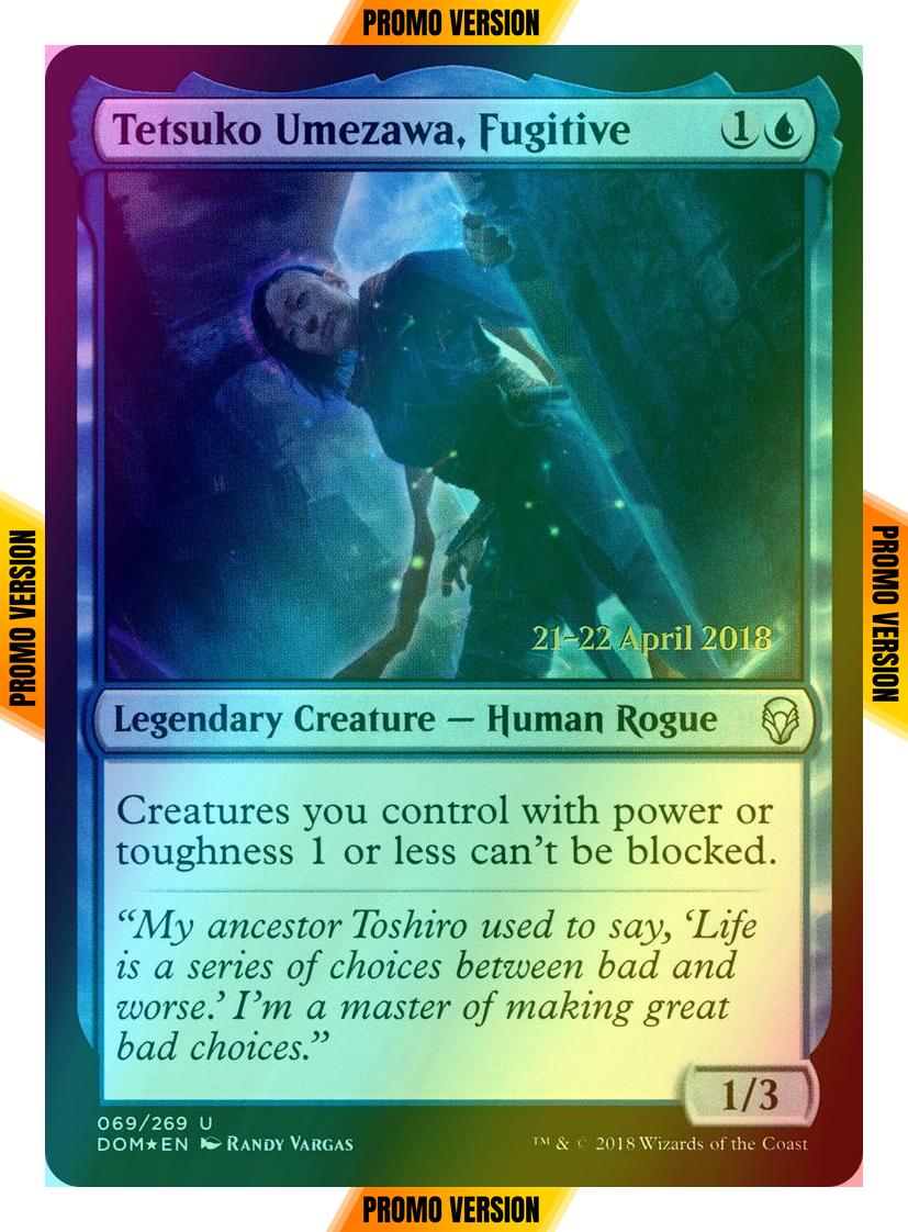 Tetsuko Umezawa, Fugitive [69s] [Dominaria Promos] [Foil]