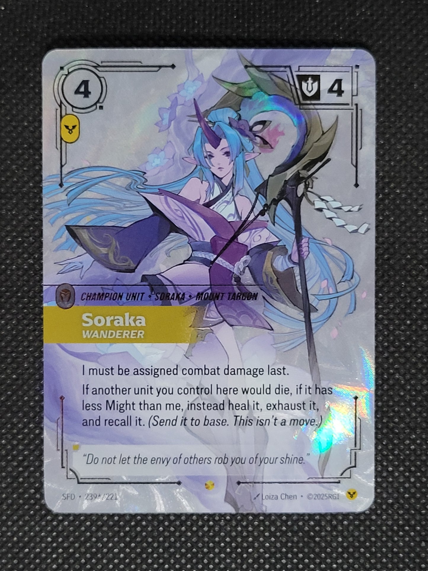 Soraka, Wanderer — Signature|Foil — ID 19754