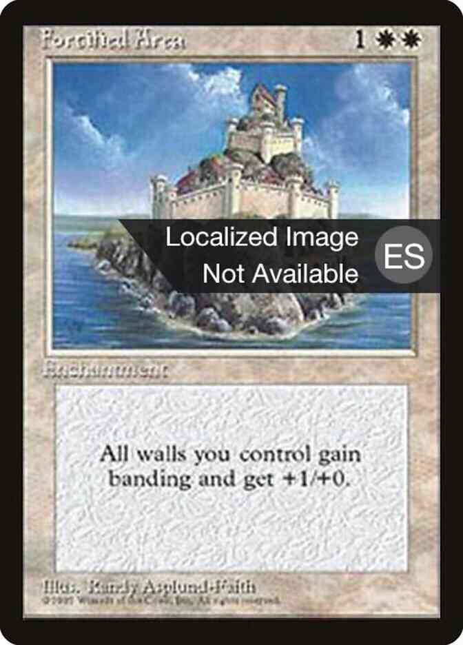 Fortified Area - Portuguese [26] [Fourth Edition Black Border: Portuguese] [Non-Foil]