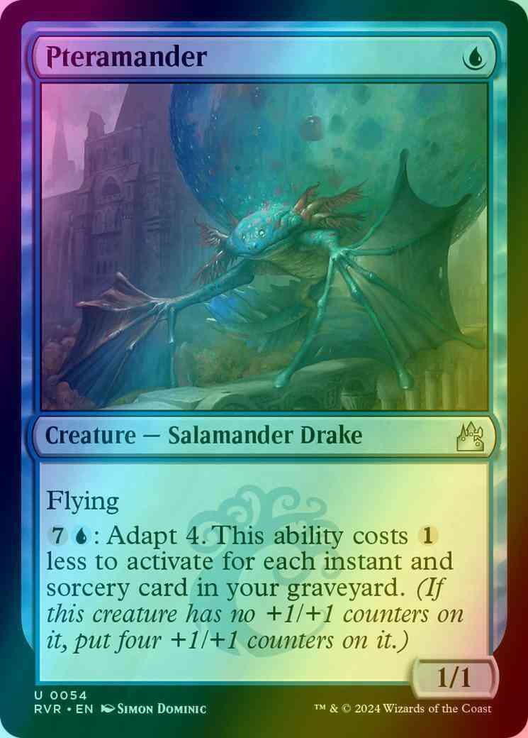 Pteramander [54] [Ravnica Remastered] [Foil]