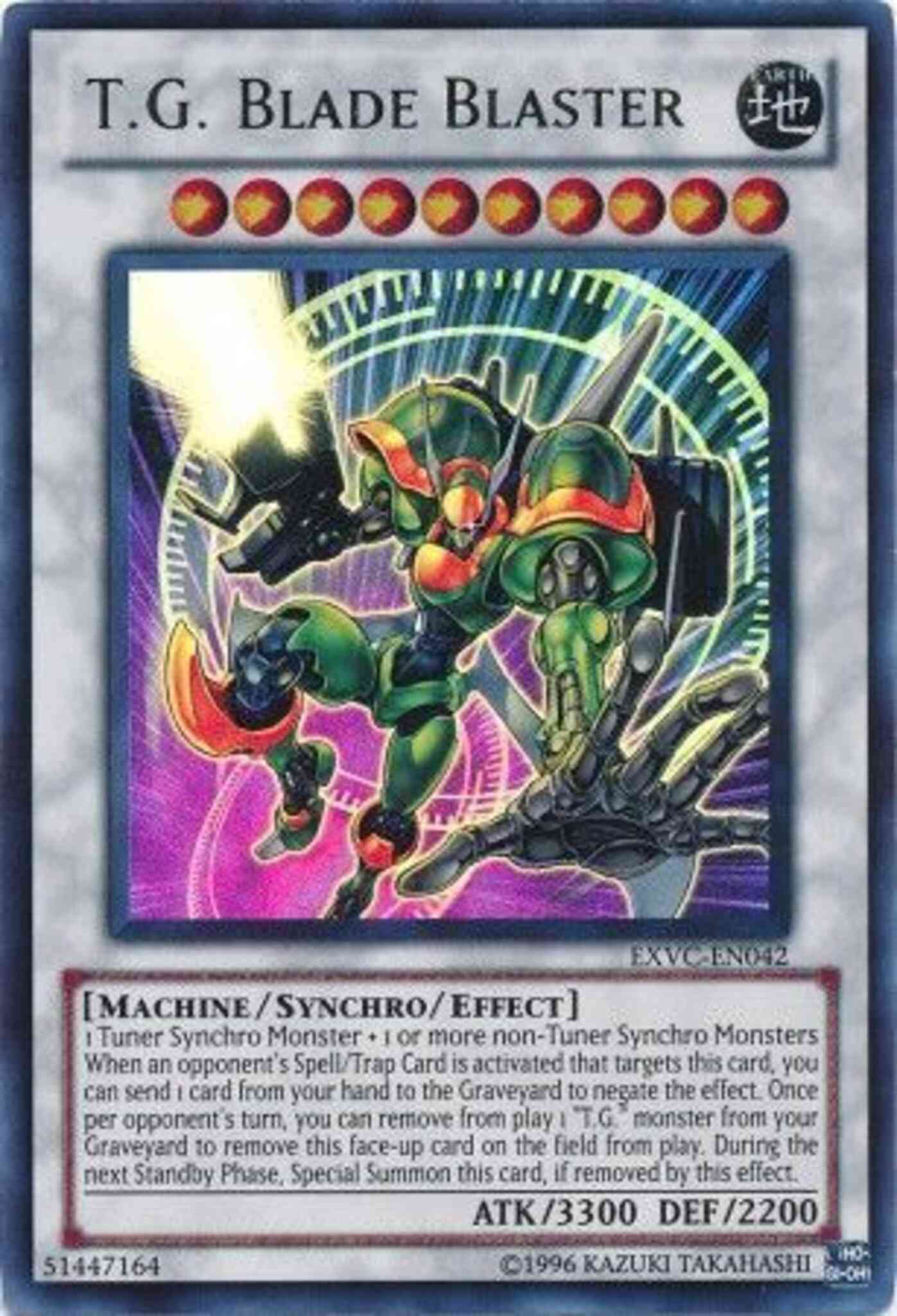 T.G. Blade Blaster - EXVC-EN042 - Ultimate Rare - Unlimited