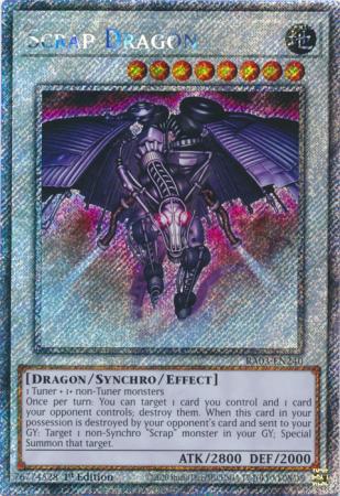 Scrap Dragon - RA03-EN240 - Platinum Secret Rare - 1st Edition