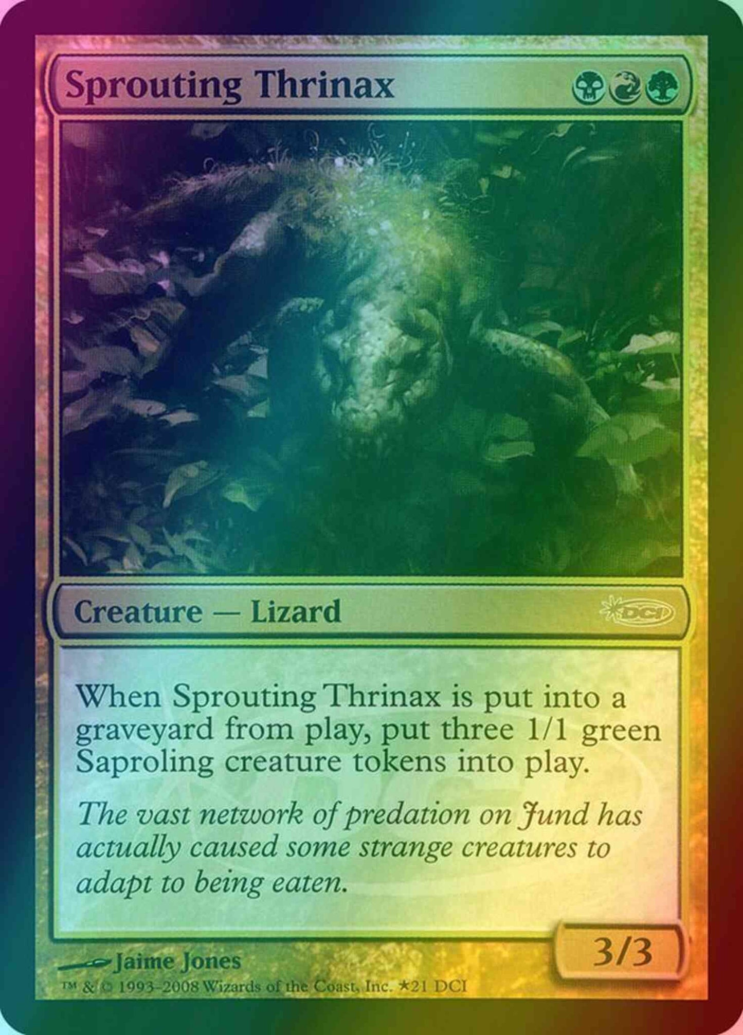 Sprouting Thrinax [21] [DCI Promos] [Foil]