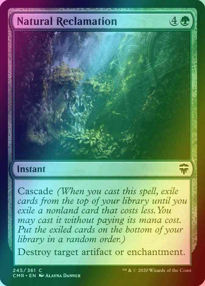 Natural Reclamation [245] [Commander Legends] [Foil]