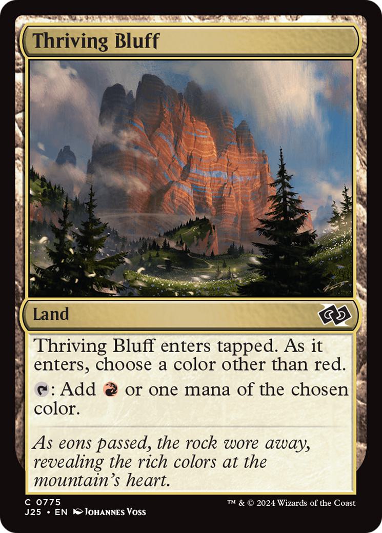 Thriving Bluff [775] [Foundations: Jumpstart] [Non-Foil]