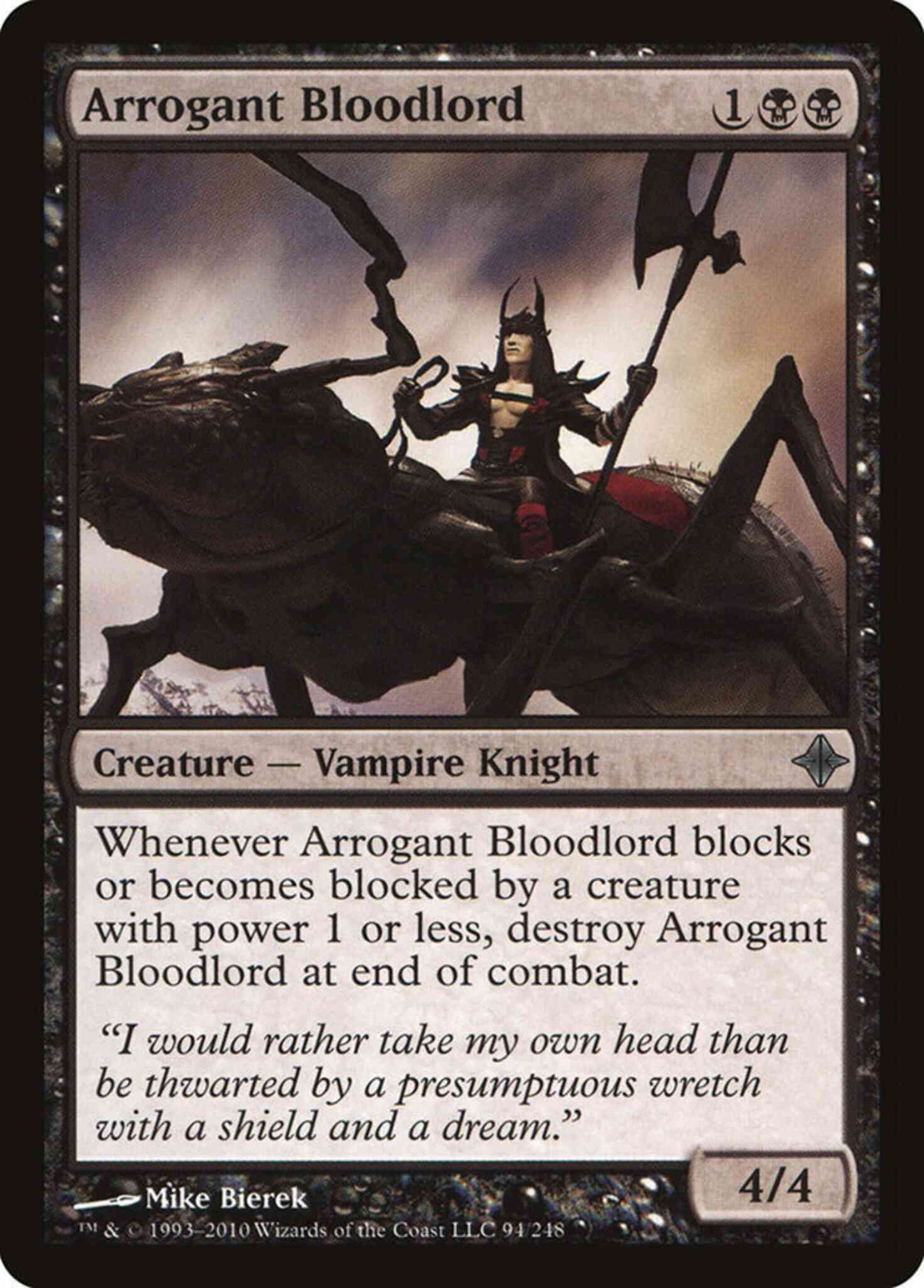 Arrogant Bloodlord [94] [Rise Of The Eldrazi] [Non-Foil]