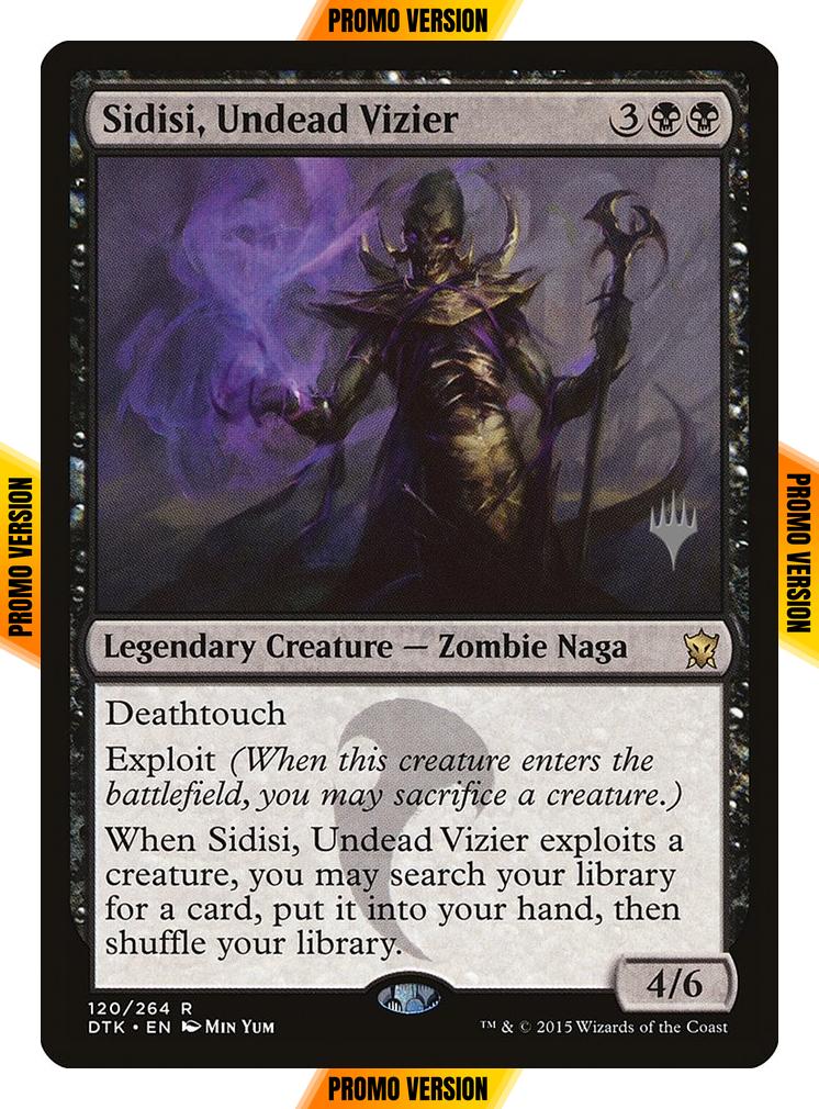 Sidisi, Undead Vizier [120p] [Promo Pack] [Dragons of Tarkir Promos] [Foil]