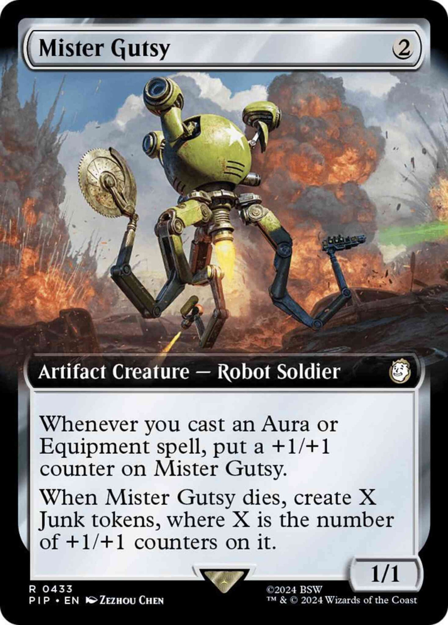 Mister Gutsy [433] [Extended Art] [Fallout] [Non-Foil]