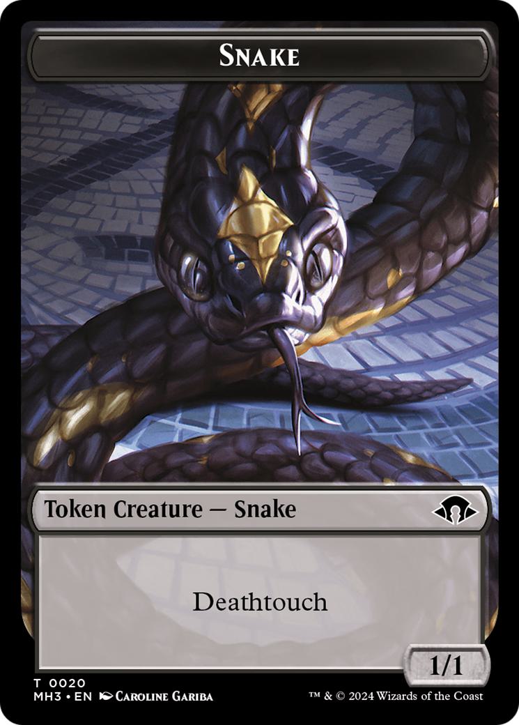 Energy Reserve Token (36) // Snake Token (20) [Modern Horizons 3: Tokens] [Non-Foil]