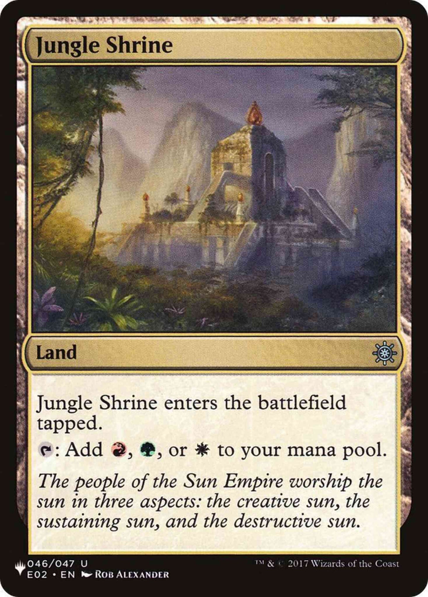 Jungle Shrine [E02-46] [The List] [Non-Foil]