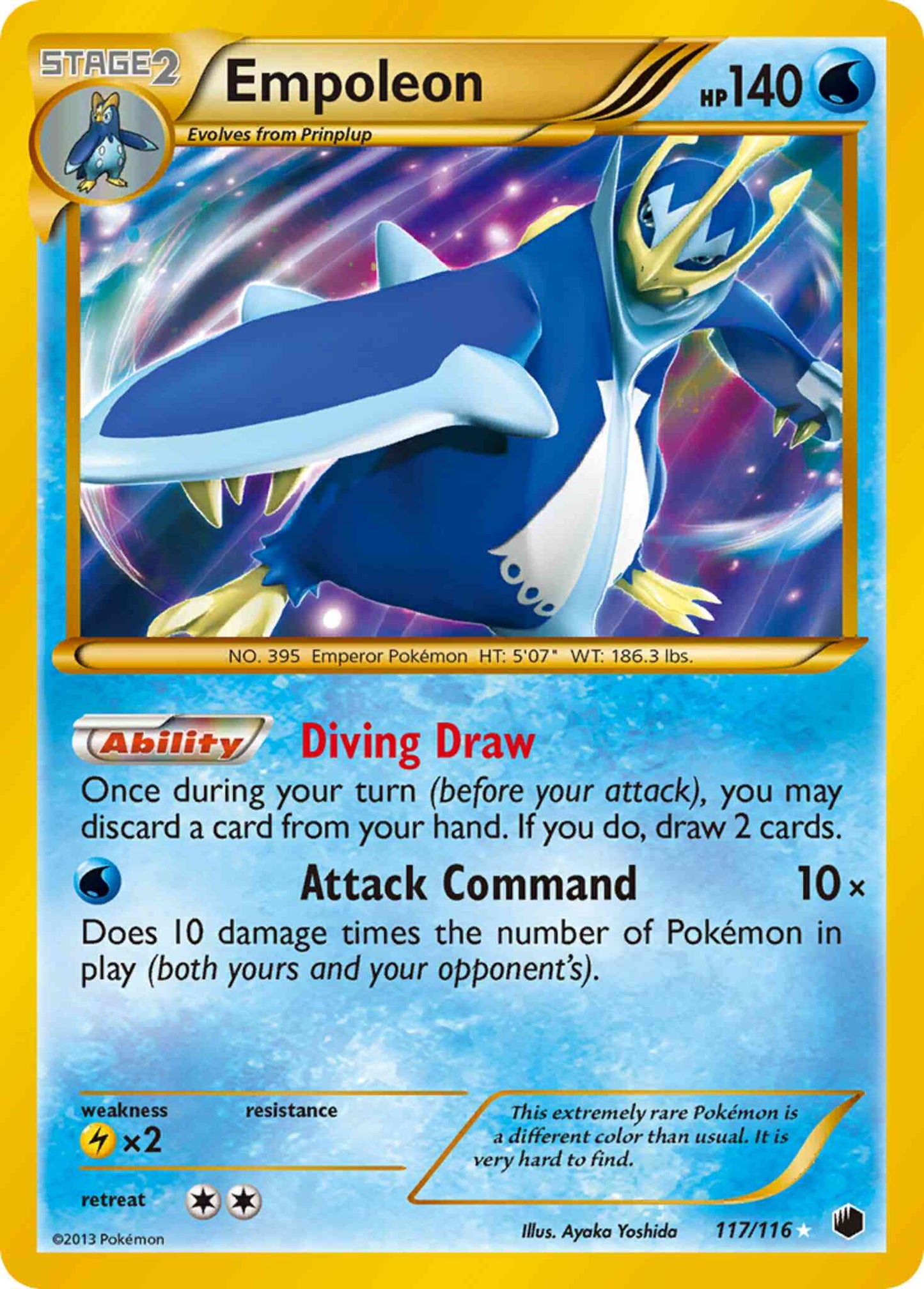 Empoleon - 117/116 - Rare Holo [bw9-117] [Holo]