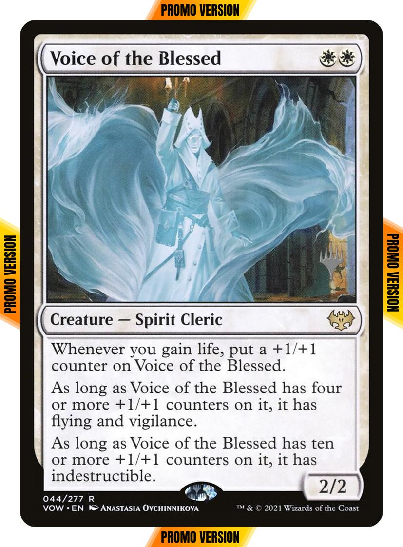 Voice of the Blessed [44p] [Promo Pack] [Innistrad: Crimson Vow: Promos] [Non-Foil]