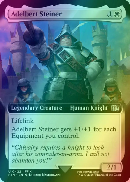 mtg final fantasy steiner Adelbert [422] [Extended Art] [FINAL FANTASY] [Foil] – Face to Face Games Job:Magic - Black Mage Standardbrawl Lifelink Adelbert Steiner gets PREORDER** Disney Lorcana: Whispers