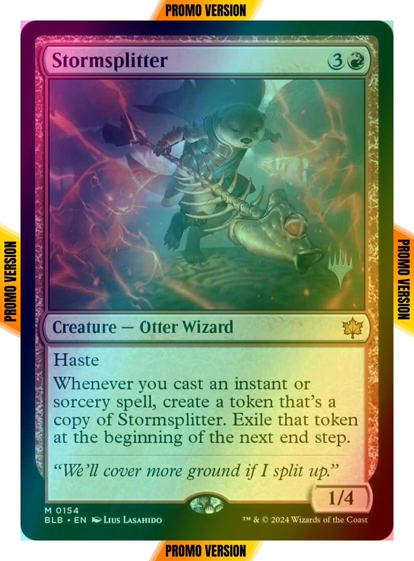 Stormsplitter [154p] [Promo Pack] [Bloomburrow: Promos] [Foil]