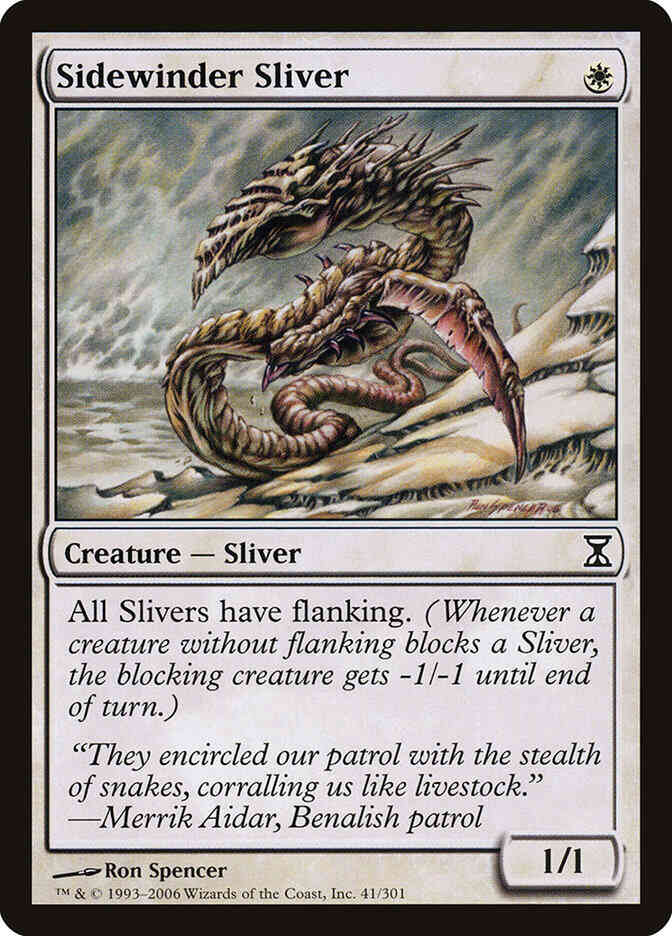 Sidewinder Sliver [41] [Time Spiral] [Non-Foil]