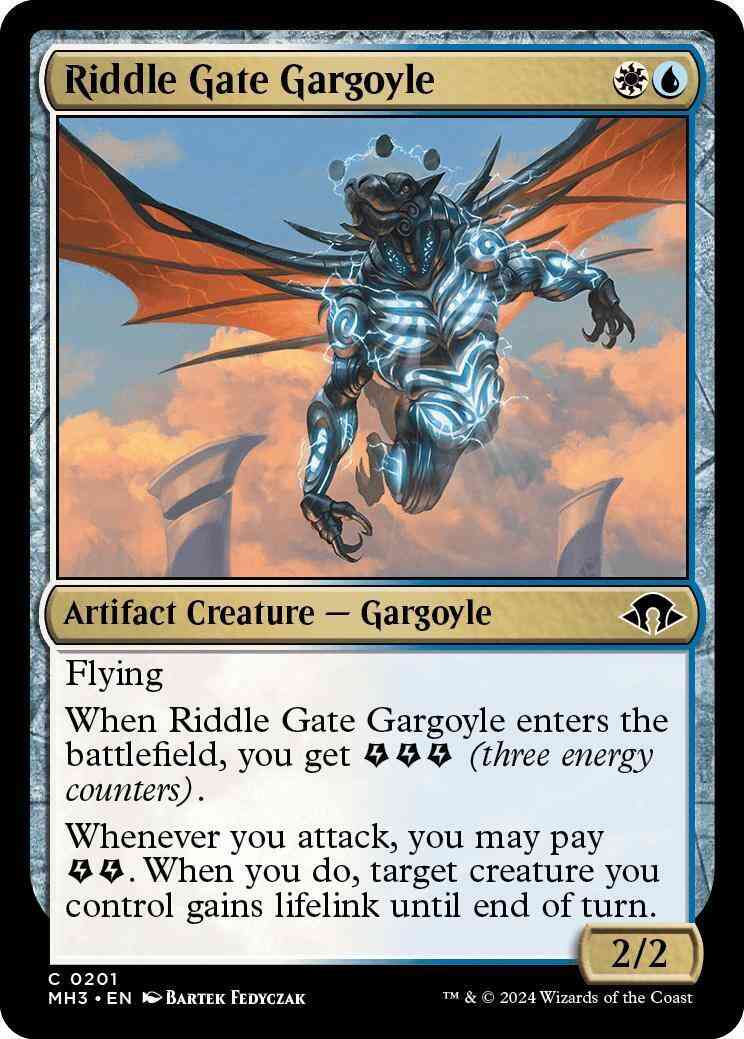 Riddle Gate Gargoyle [201] [Modern Horizons 3] [Non-Foil]