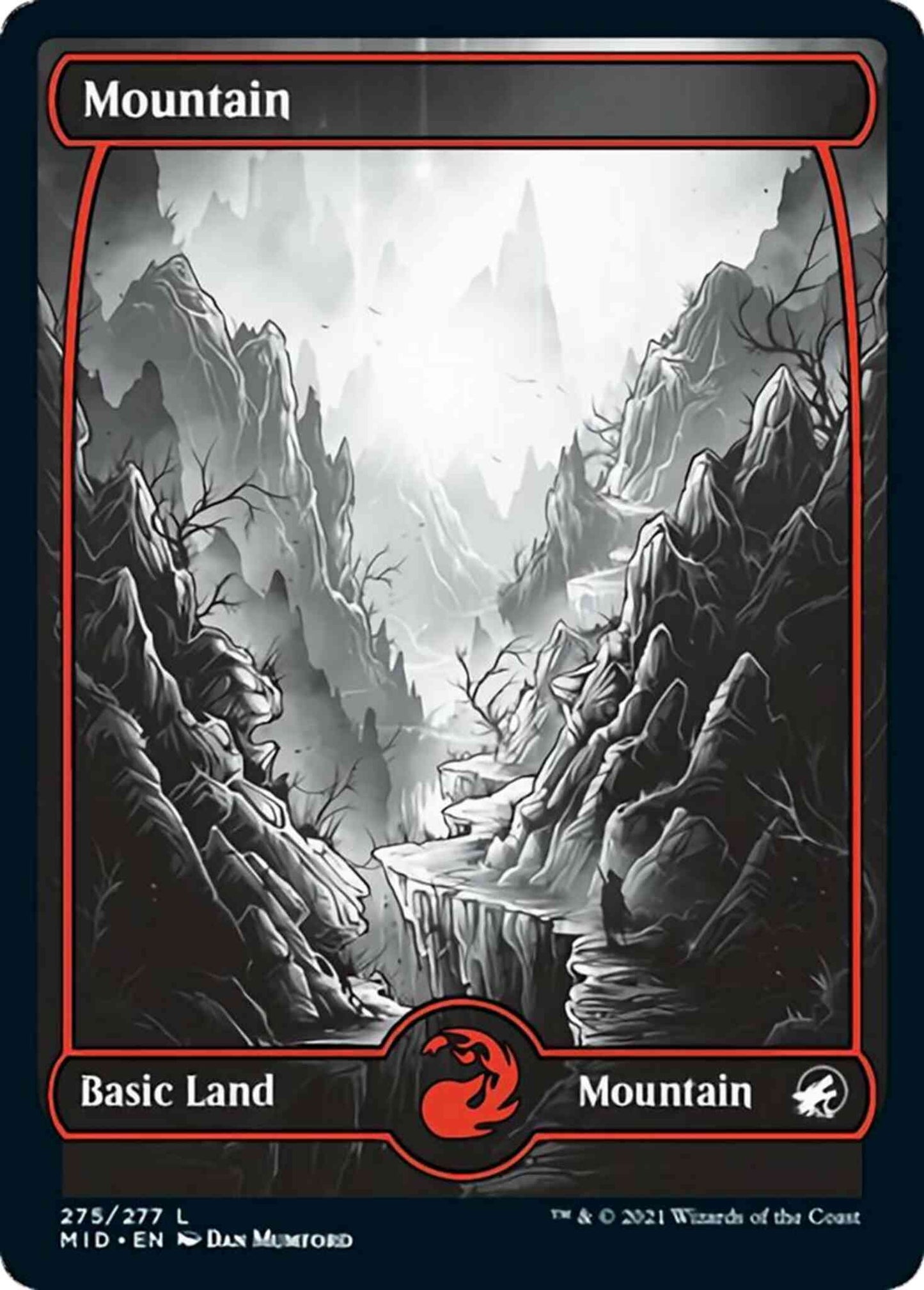Mountain [275] [Eternal Night Showcase] [Innistrad: Midnight Hunt] [Non-Foil]