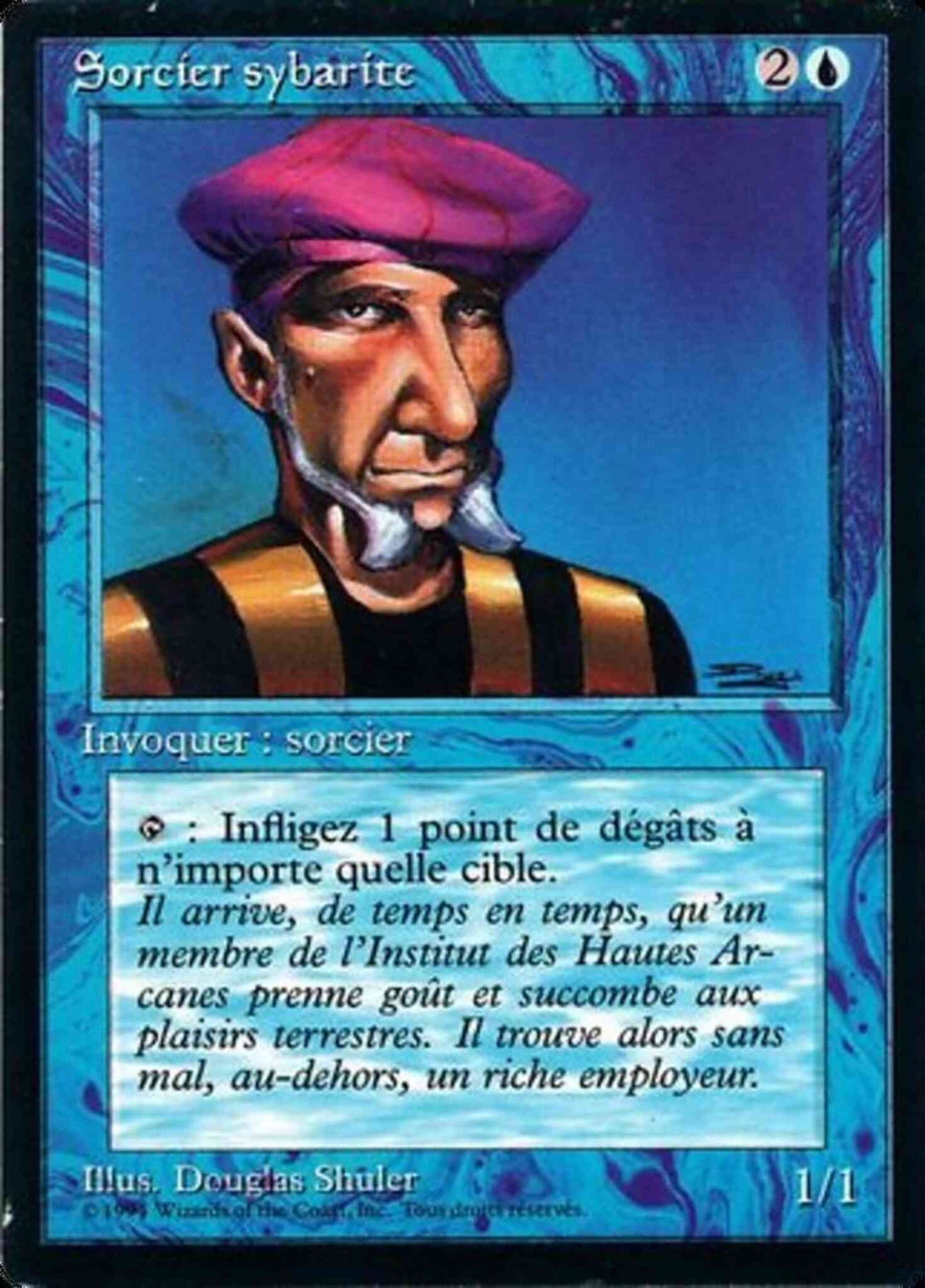Prodigal Sorcerer - French [75] [Foreign Black Border: French] [Non-Foil]