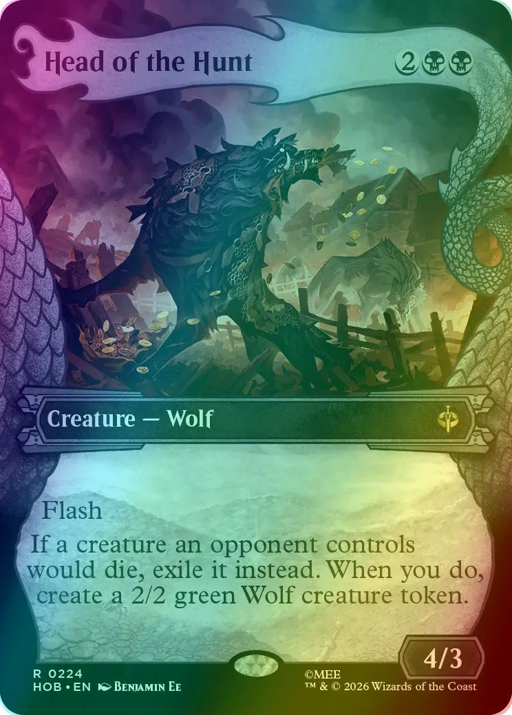 Head of the Hunt [224] [Borderless] [Dragon Hoard] [The Hobbit] [Foil]
