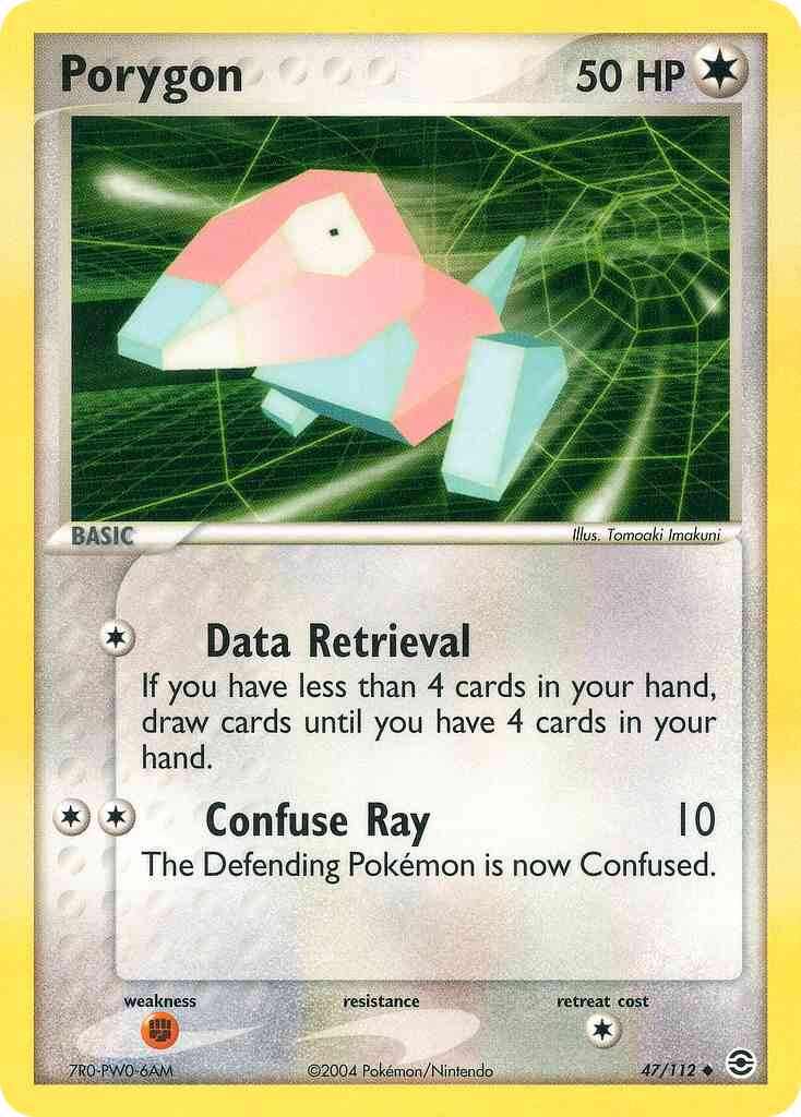 Porygon - 47/112 - Uncommon [ex6-47] [Reverse Holo]