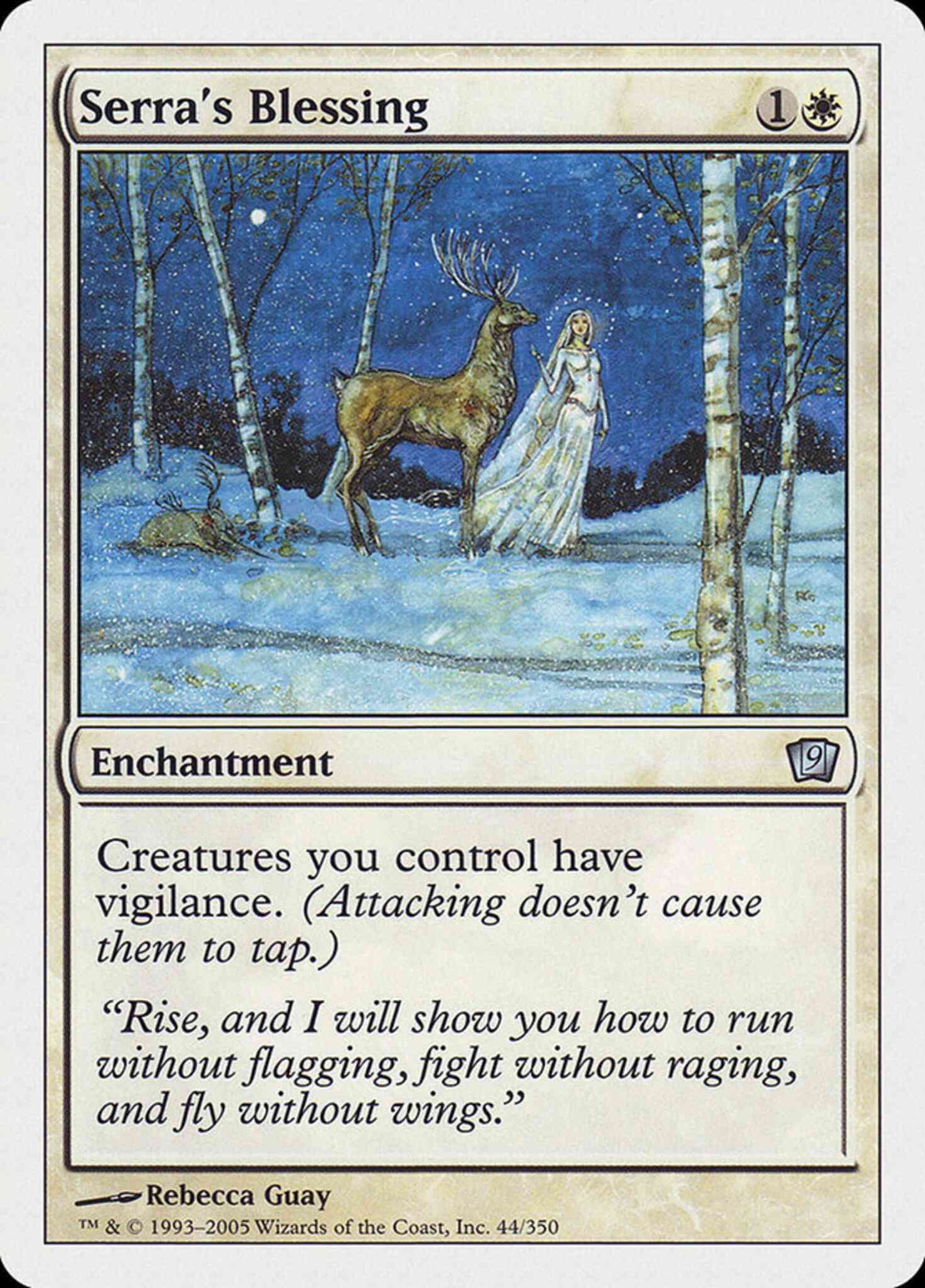 Serra's Blessing [44] [Ninth Edition] [Non-Foil]