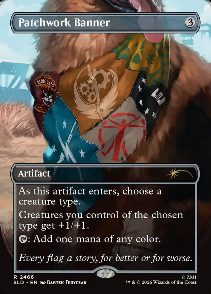 Patchwork Banner [2466] [Borderless] [Fallout: Greet the Dog] [Secret Lair Drop] [Non-Foil]