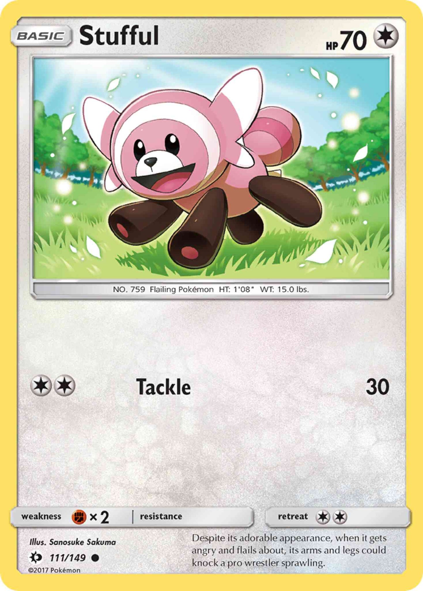 Stufful - 111/149 - Common [sm1-111] [Non-Holo]