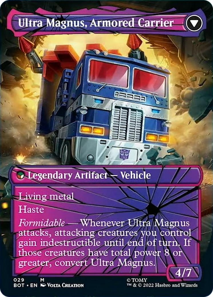 Ultra Magnus, Tactician // Ultra Magnus, Armored Carrier [29] [Borderless] [Shattered Glass] [Universes Beyond: Transformers] [Non-Foil]