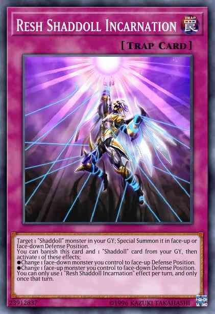 Resh Shaddoll Incarnation - SDSH-EN033 - Super Rare - 1st Edition