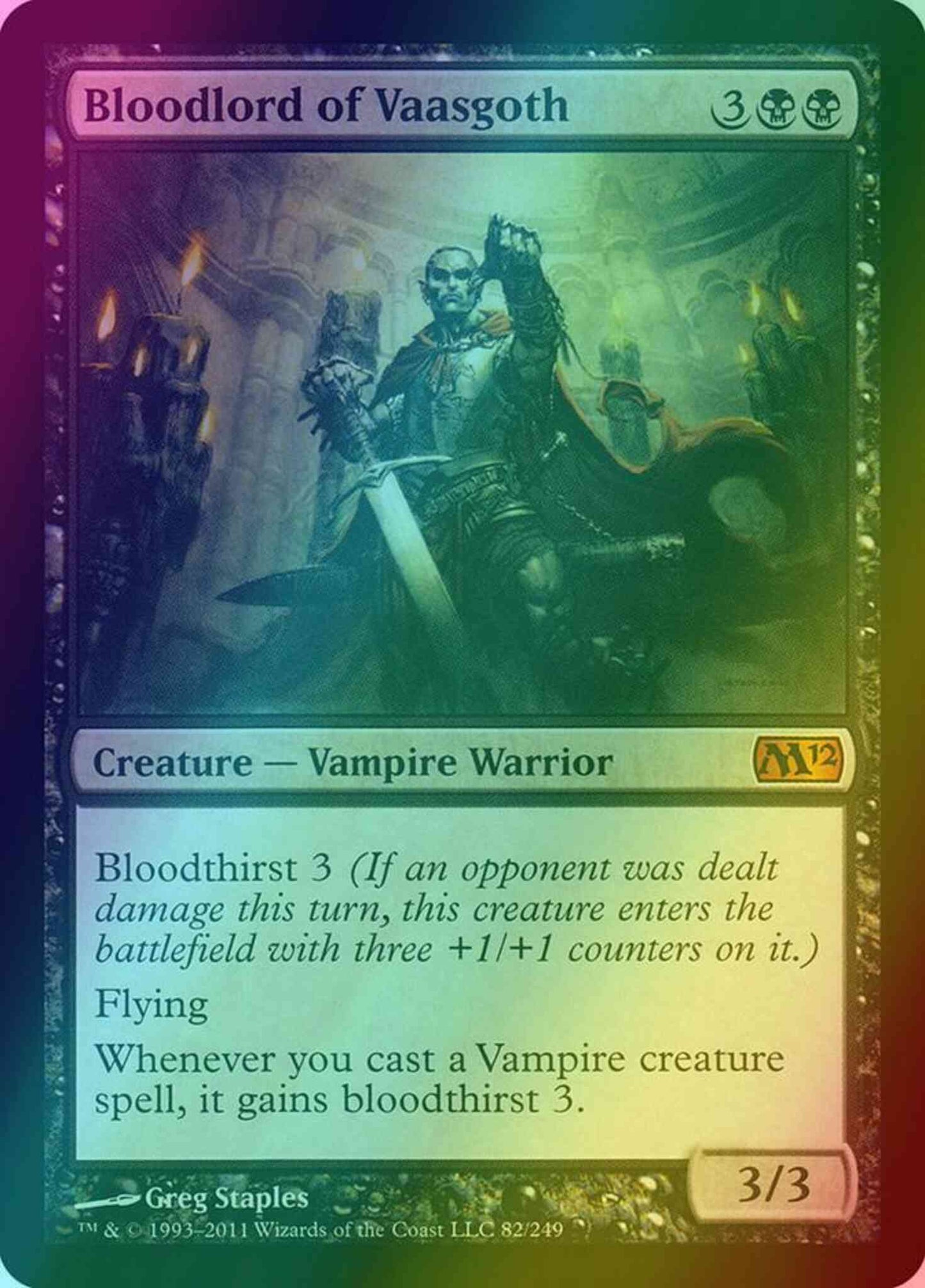 Bloodlord of Vaasgoth [82] [Magic 2012] [Foil]