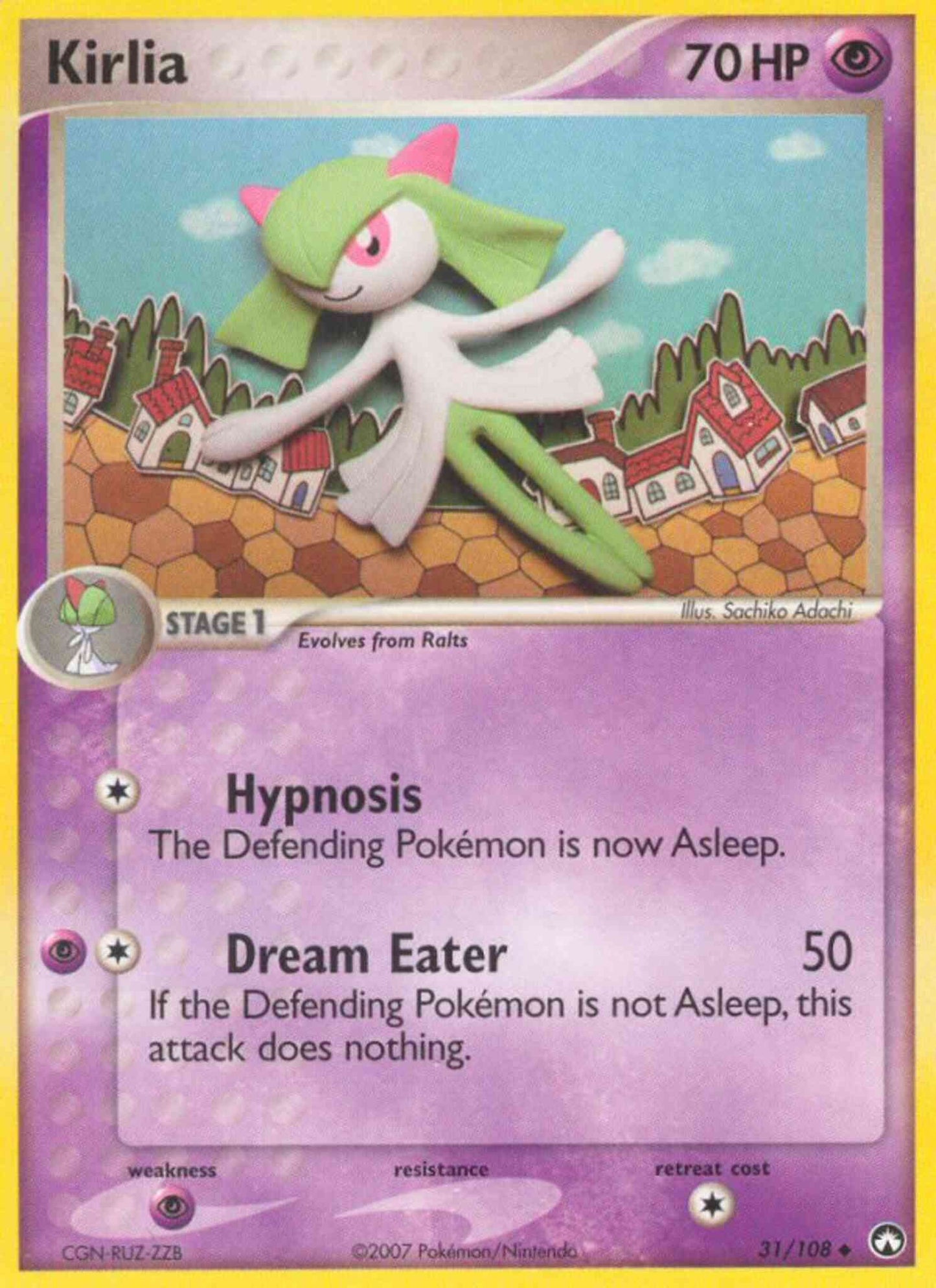 Kirlia - 31/108 - Uncommon [ex16-31] [Reverse Holo]