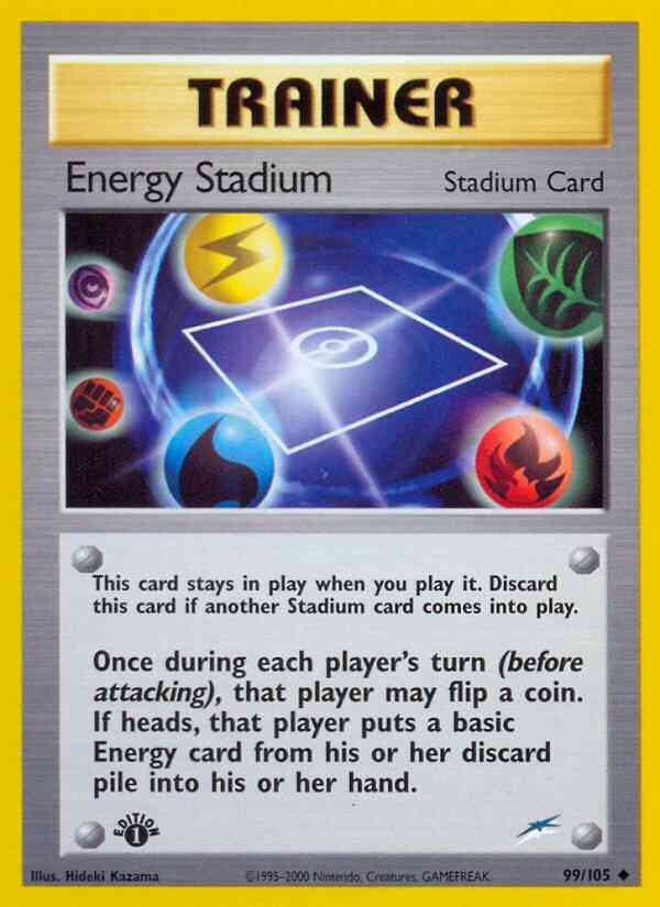 Energy Stadium - 99/105 - Uncommon - 1st Edition [neo4-99] [Non-Holo]