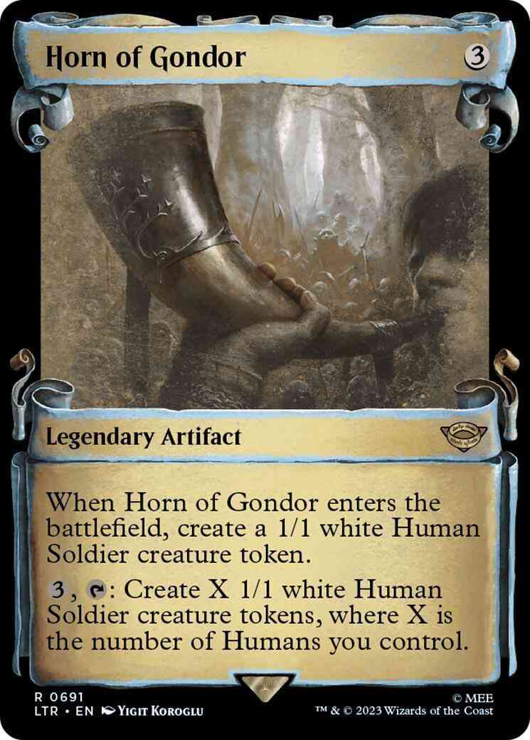 Horn of Gondor [691] [Scrolls Showcase] [The Lord of the Rings: Tales of Middle-earth] [Non-Foil]