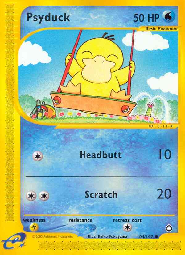 Psyduck - 104/147 - Common [ecard2-104] [Reverse Holo]