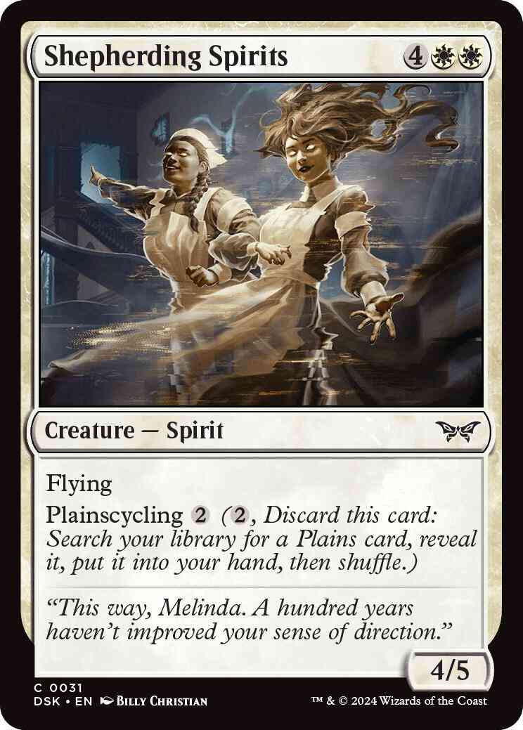 Shepherding Spirits [31] [Duskmourn: House of Horror] [Non-Foil]