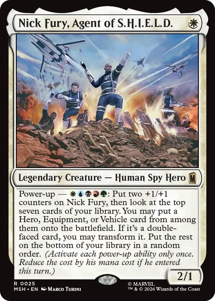 Nick Fury, Agent of S.H.I.E.L.D. [25] [Marvel Super Heroes] [Non-Foil]