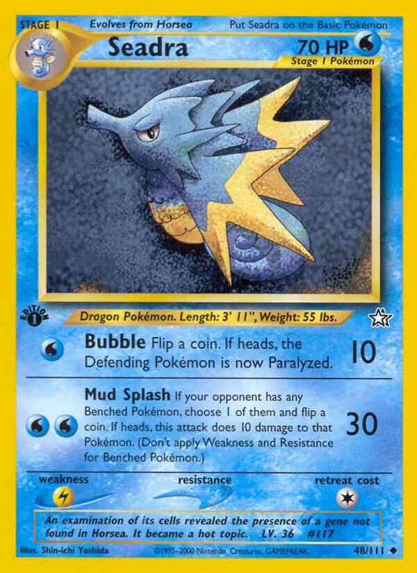 Seadra - 48/111 - Uncommon - 1st Edition [neo1-48] [Non-Holo]
