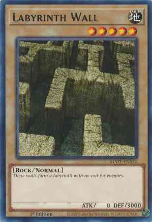 Labyrinth Wall - MAZE-EN031 - Rare - 1st Edition